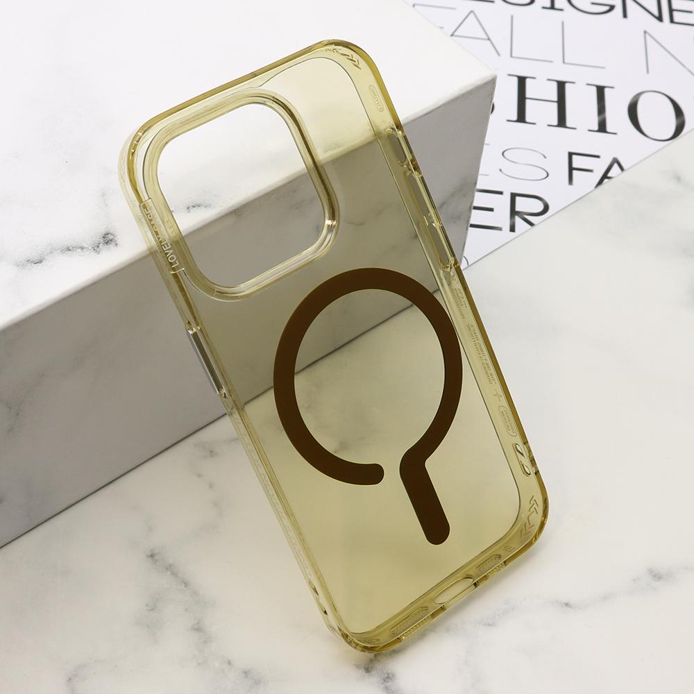 Futrola za telefon iPhone 15 Pro COLORLOOP, Magsafe, Zlatne boje