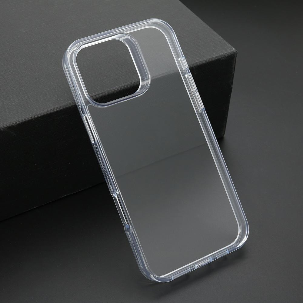 Futrola za telefon iPhone 16 Pro Max COLOR FRAME, Srebrne boje