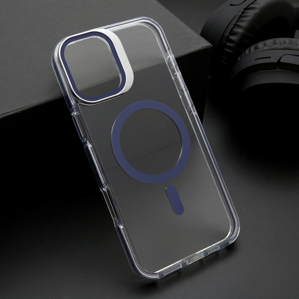 Futrola za telefon iPhone 16 Plus CAMERA EDGE, Magsafe, Plava