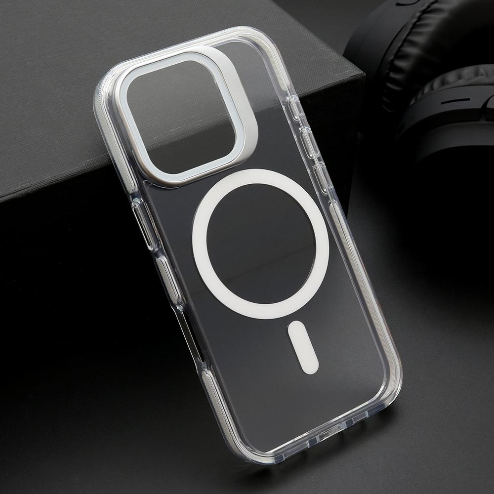 Futrola za telefon iPhone 16 CAMERA EDGE, Magsafe, Bela