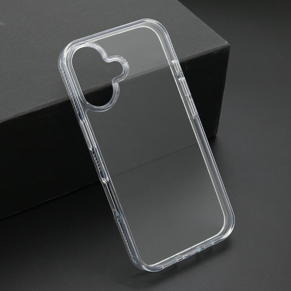 Futrola za telefon iPhone 16 COLOR FRAME, Srebrne boje