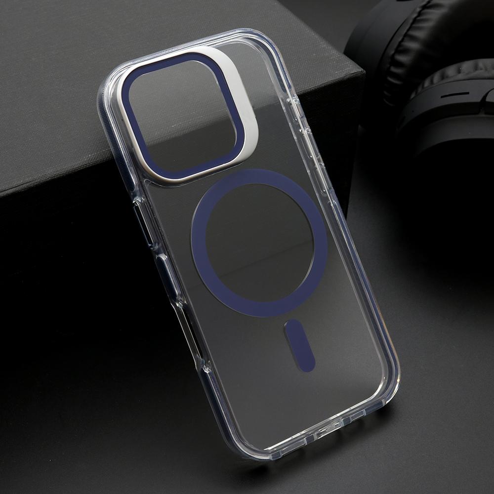 Futrola za telefon iPhone 16 Pro CAMERA EDGE, Magsafe, Plava