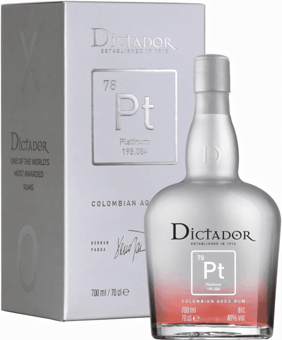 Dictador Distillery Rum Platinum Gift Box, 0.7l