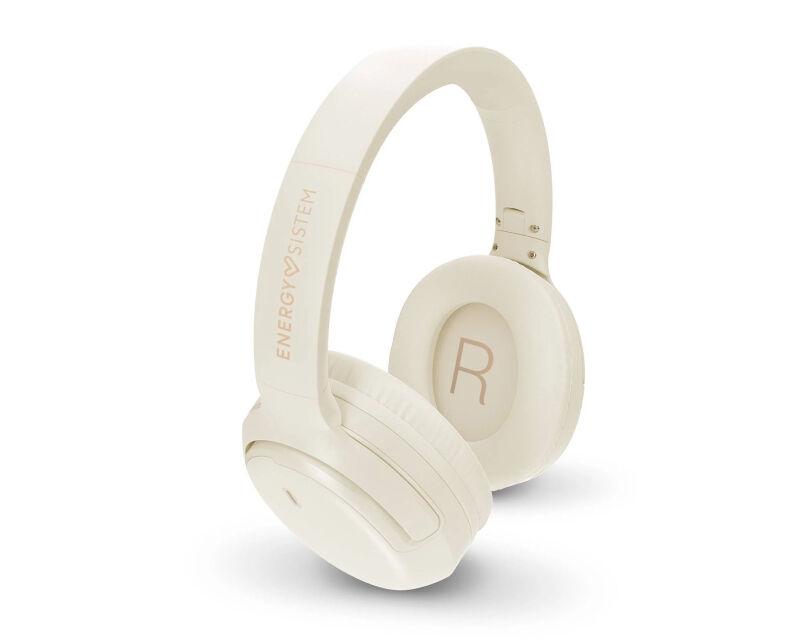 Energy Sistem Bežične slušalice Rizz, 3.5mm + USB-C, Bluetooth, Krem