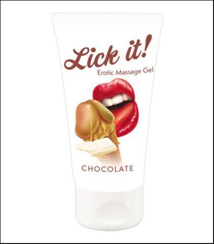 Lick it! Gel za masažu sa ukusom čokolade