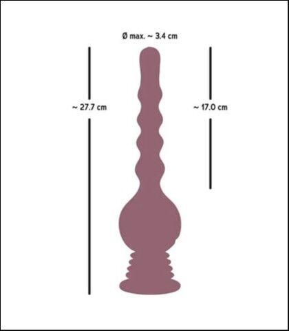 Analni vibrator Turbo shaker Anal lover, Ljubičasti