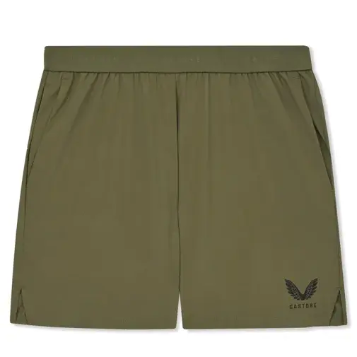 Castore Muški šorc 5 Branded Elastic, Zeleni