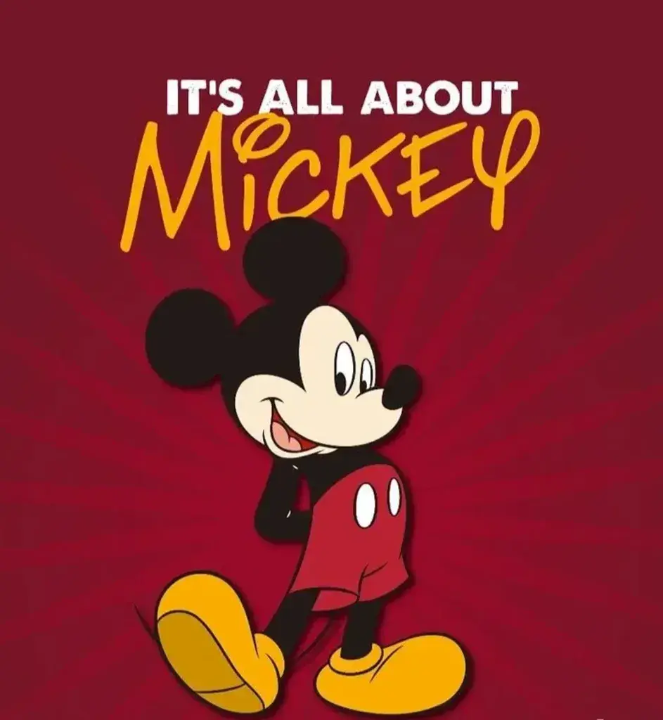 Magio Dečije ćebe Mickey Mouse, Crveno