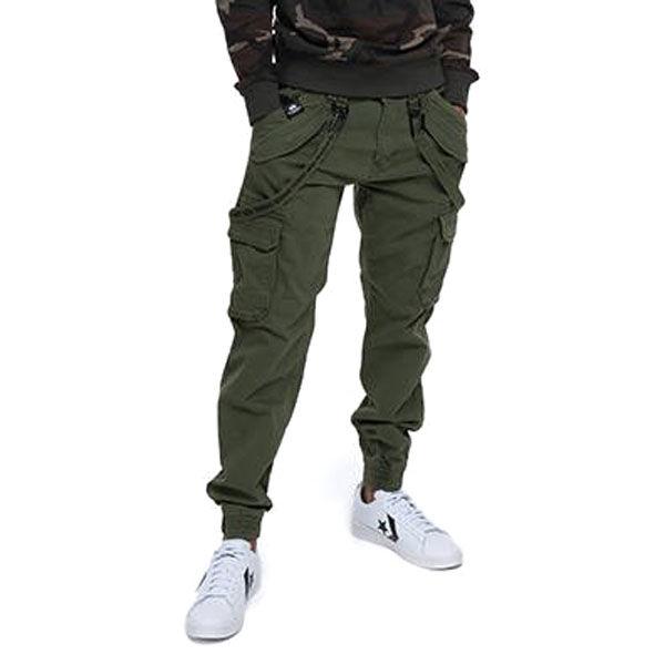 Alpha Cargo Muške pantalone Utility, Maslinaste