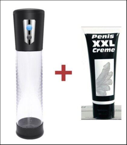 Automatska pumpa za penis na baterije i Penis XXL krema, 80ml