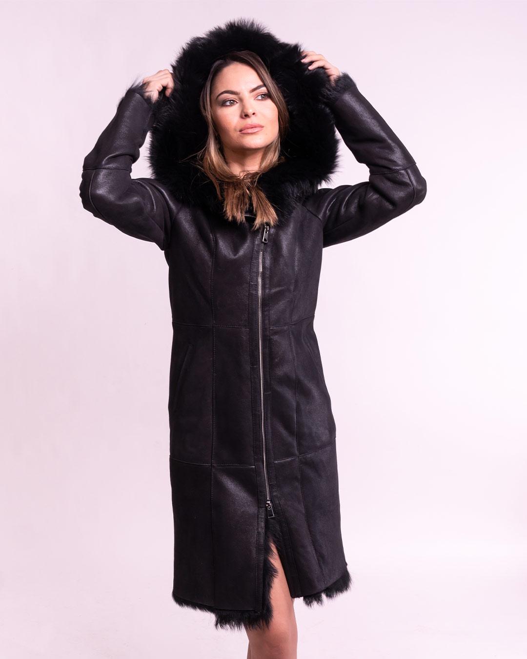 Ženski Monton Gracija, Crni