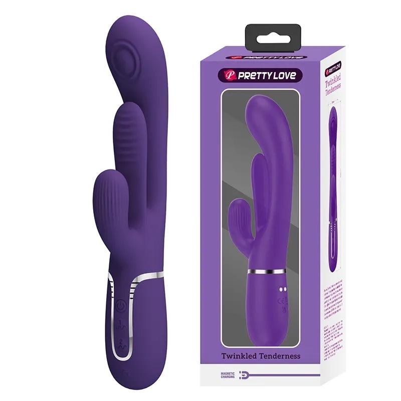 Vibrator Shania, 3 u 1, 22.2cm