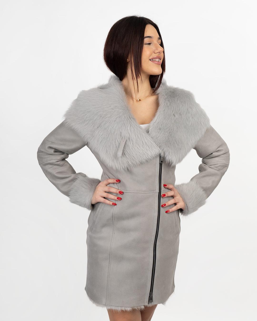 Ženski Monton Leona, Svetlo Sivi