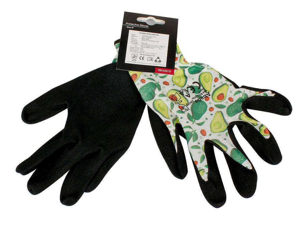 Baštenske zaštitne rukavice, 9", Crne