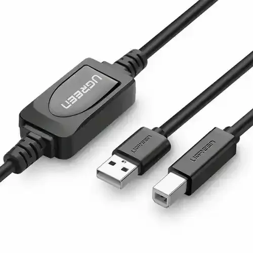 Ugreen Aktivni kabl za štampač US122 USB 2.0 (M/M), 15m