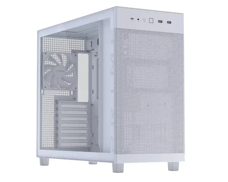 Asus Kućište Prime AP303 TG, Micro-ATX, Belo