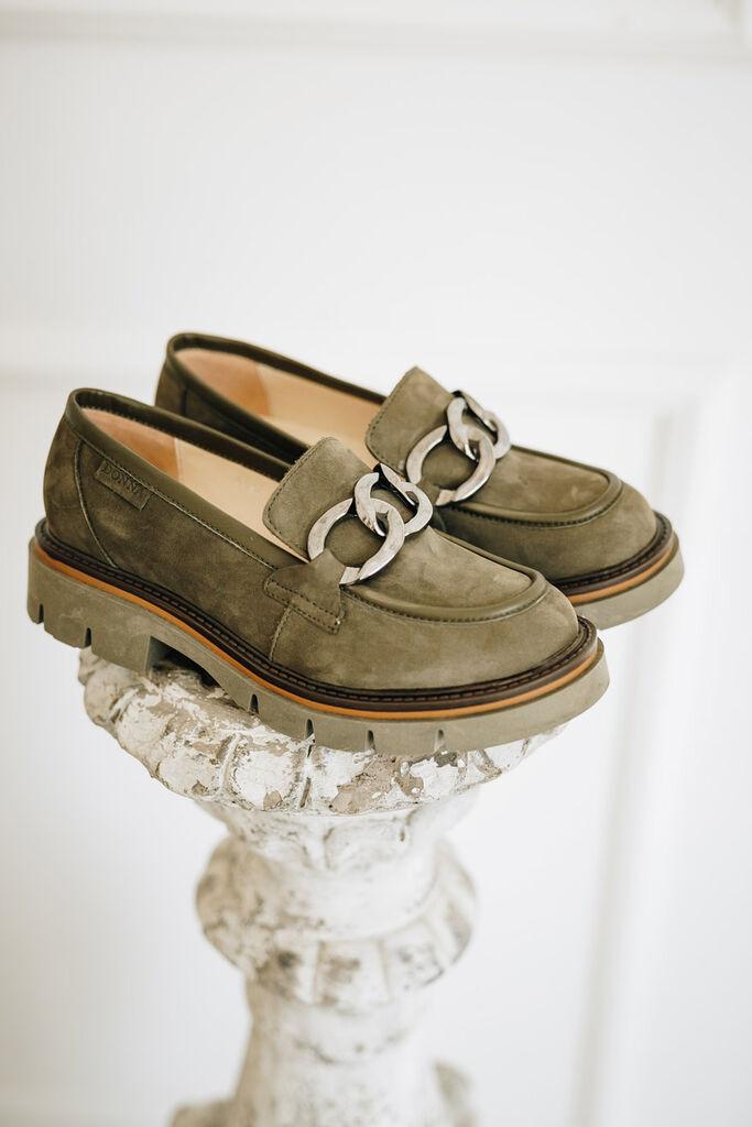 Obuca Trend Ženske mokasine 1786, Maslinaste