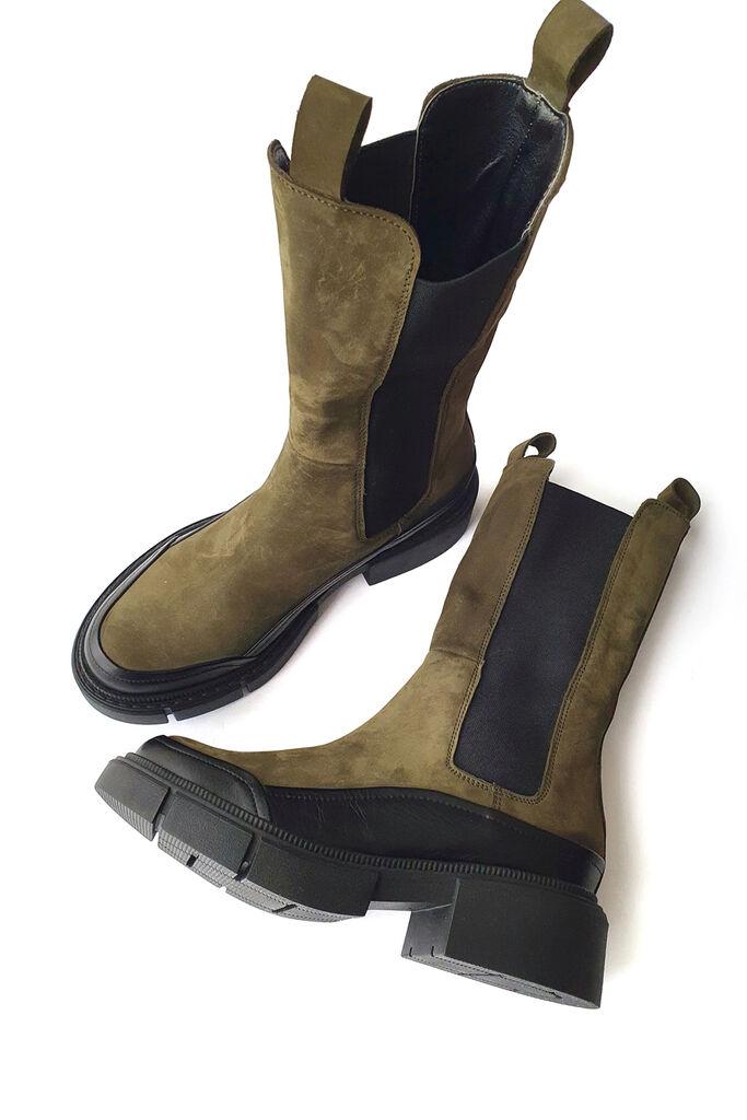 Obuca Trend Ženske čizme 2461, Maslinaste