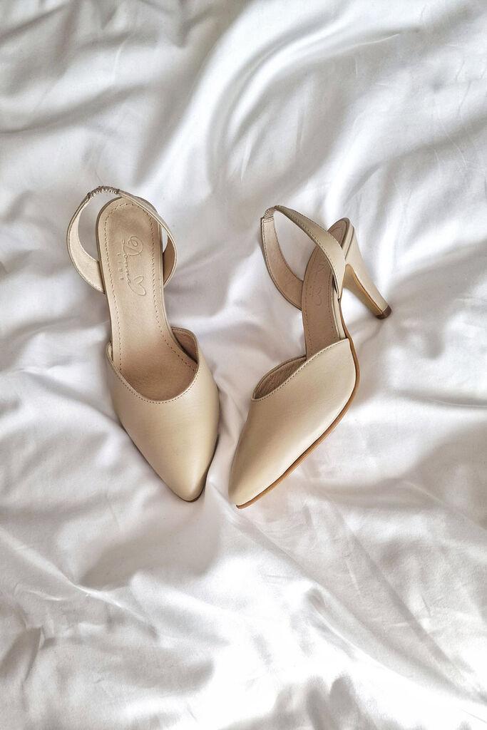 Obuca Trend Ženske cipele na štiklu Julija 3288, Krem