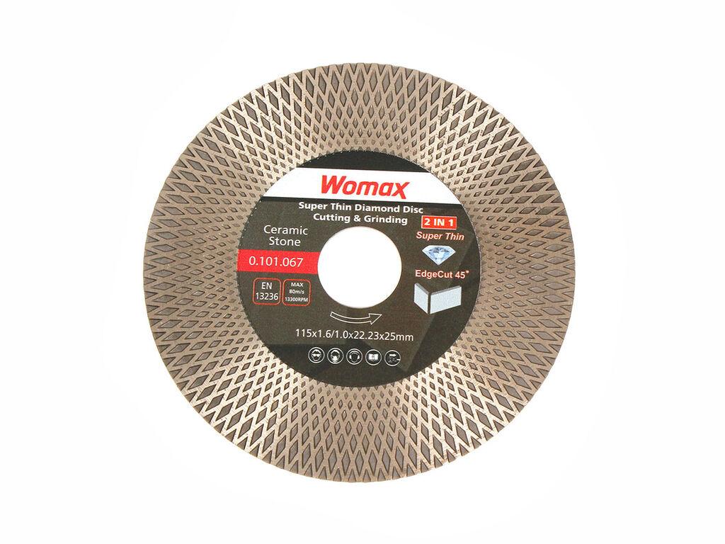 Womax Dijamantska rezna ploča, Segmentirana, 115x22.23mm