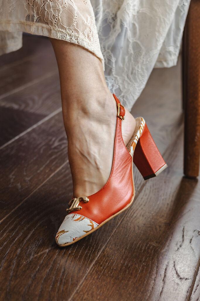 Obuca Trend Ženske cipele na štiklu Audrey 3317, Narandžaste