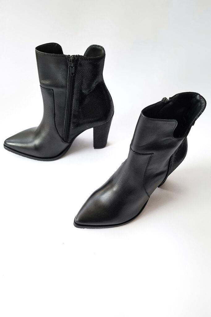 Obuca Trend Ženske čizme na štiklu Bella 2529, Crne