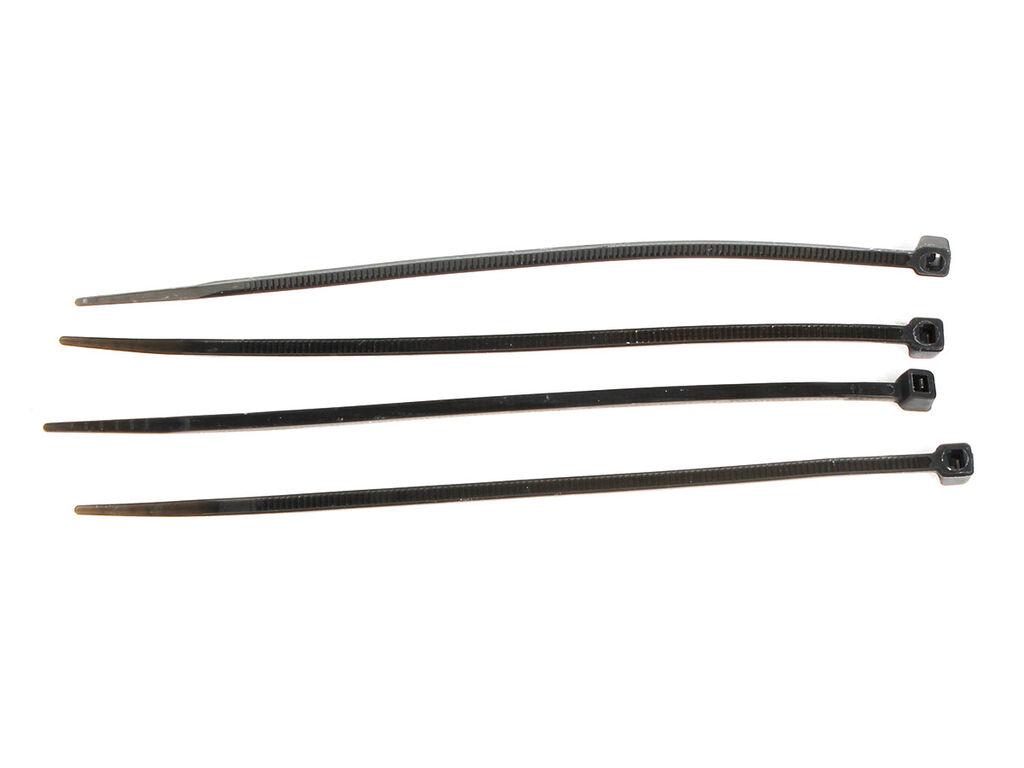 Womax Set vezica, 4.8x300mm, 50 komada, Crne