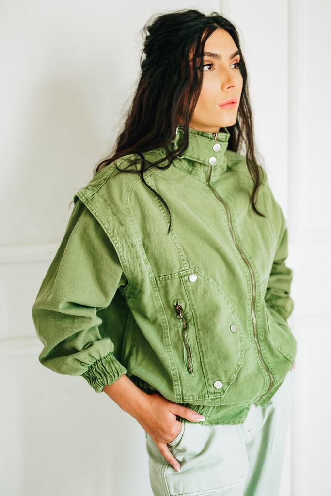 Obuca Trend Ženska jakna Zoe VT-2320, Zelena