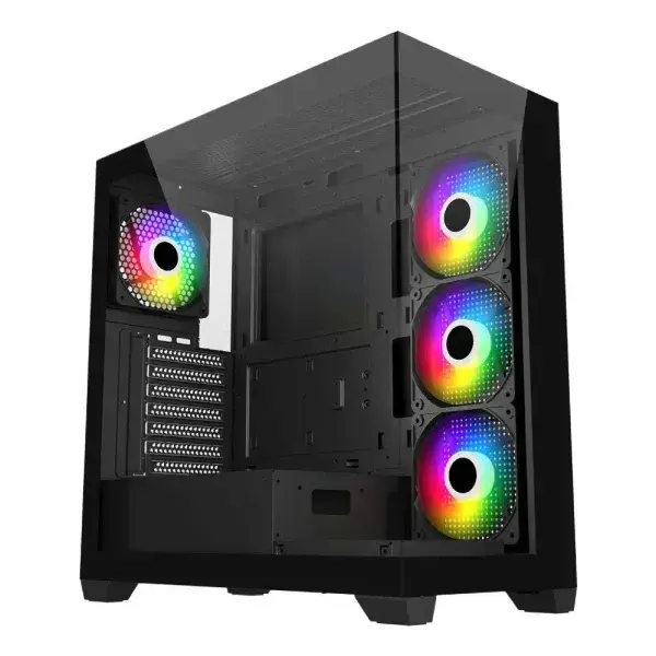 FSP Kućište M340-BA, ATX Mid Tower, Crno