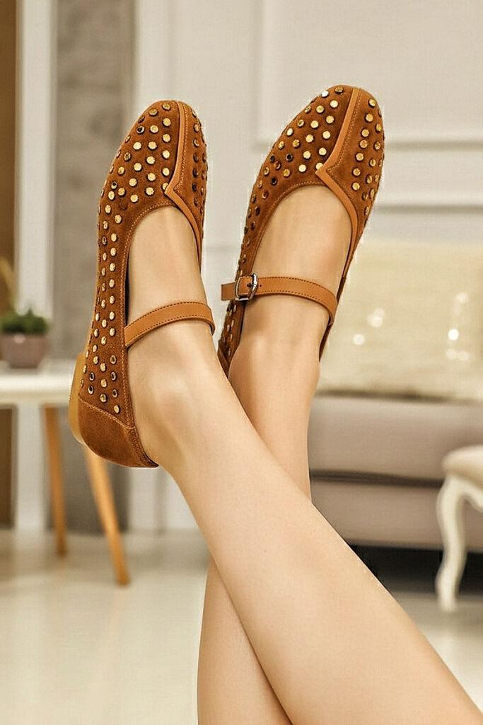 Obuca Trend Ženske baletanke Ranja 5268, Braon