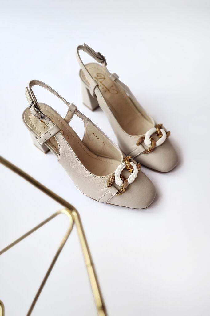 Obuca Trend Ženske cipele na štiklu Merima 3332, Krem