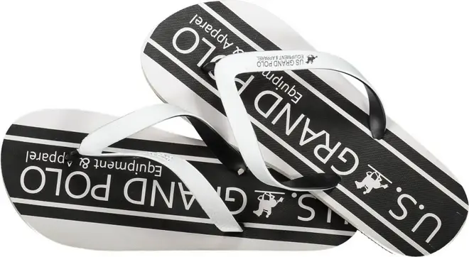 US Grand Polo Muške japanke, Crno-bele