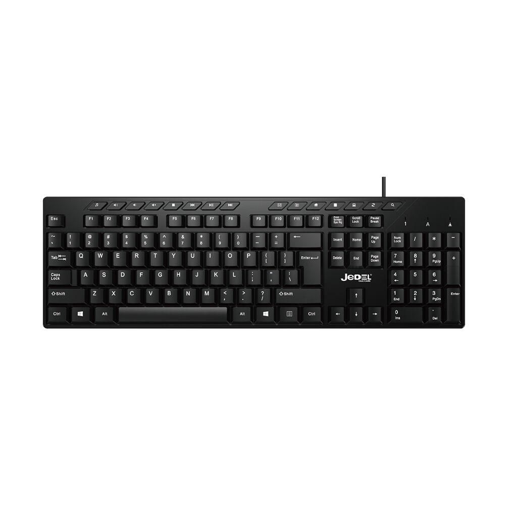 Jedel Žična tastatura K519, Mehanička, Crna