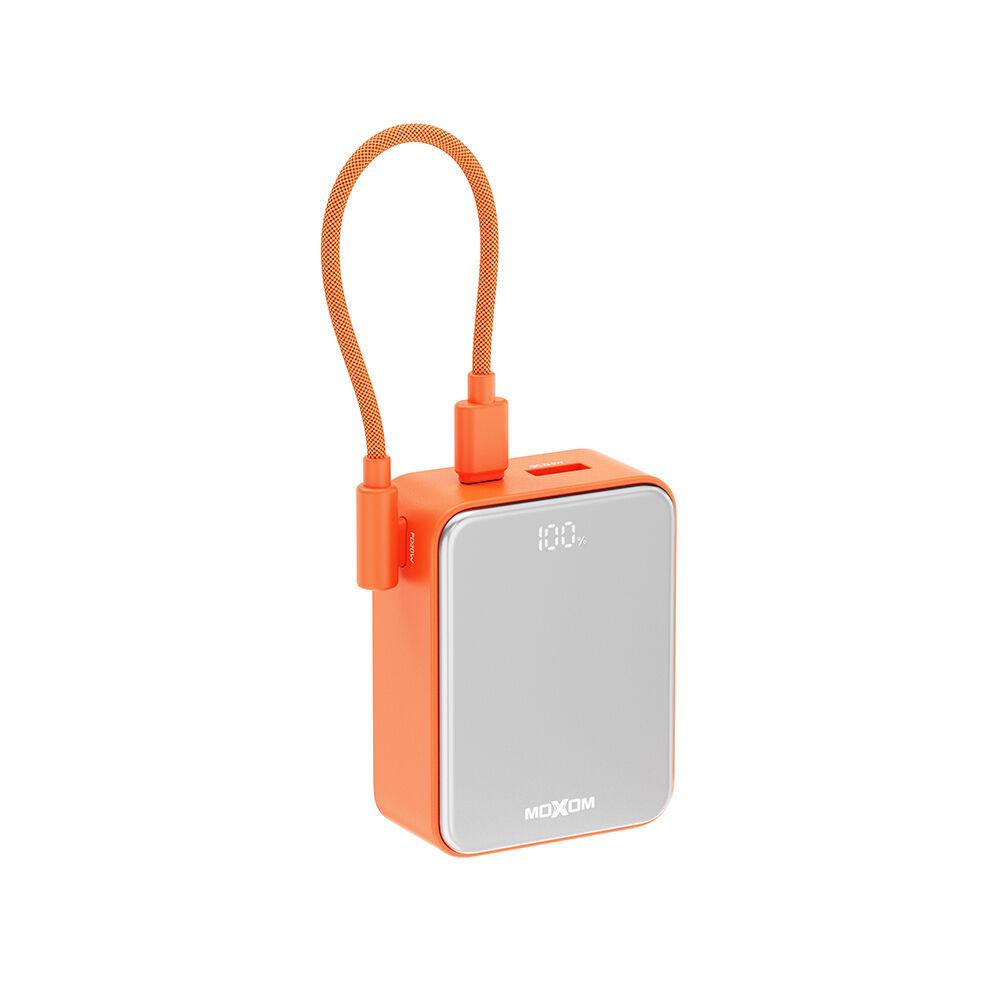 Moxom Power Bank MX‑PB195 Mini Fast 22.5W Type‑C to Lightning 10000mAh, Narandžasti