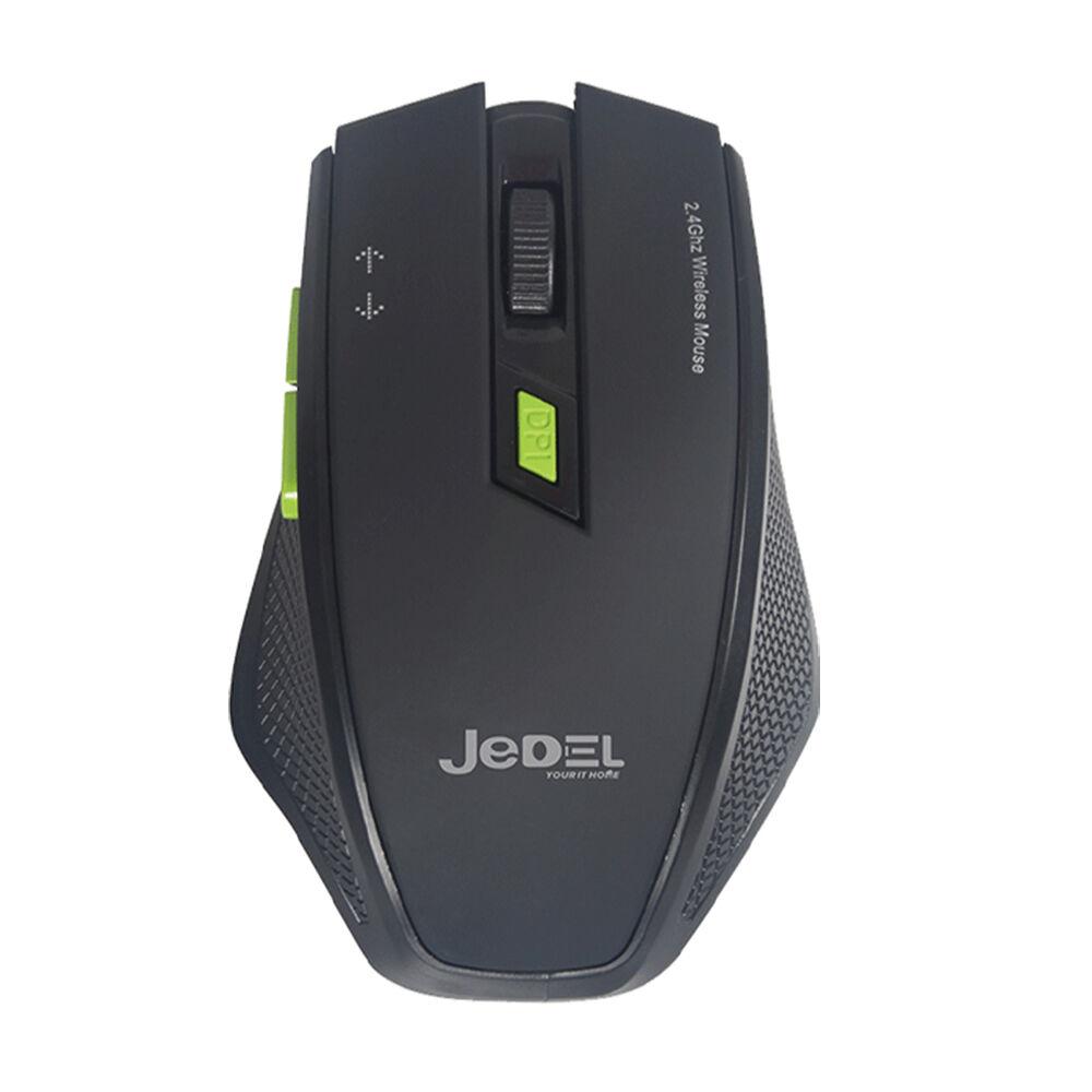 Jedel Bežični miš W400, 2400DPI, Crni