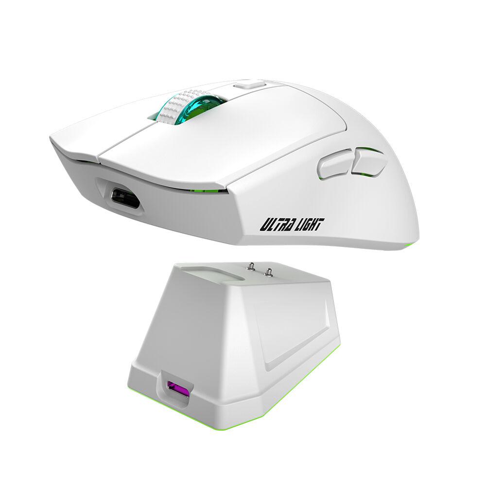 Jedel Gaming Bežični miš  WD139 Wireless Rechargeable, 1600DPI, Beli