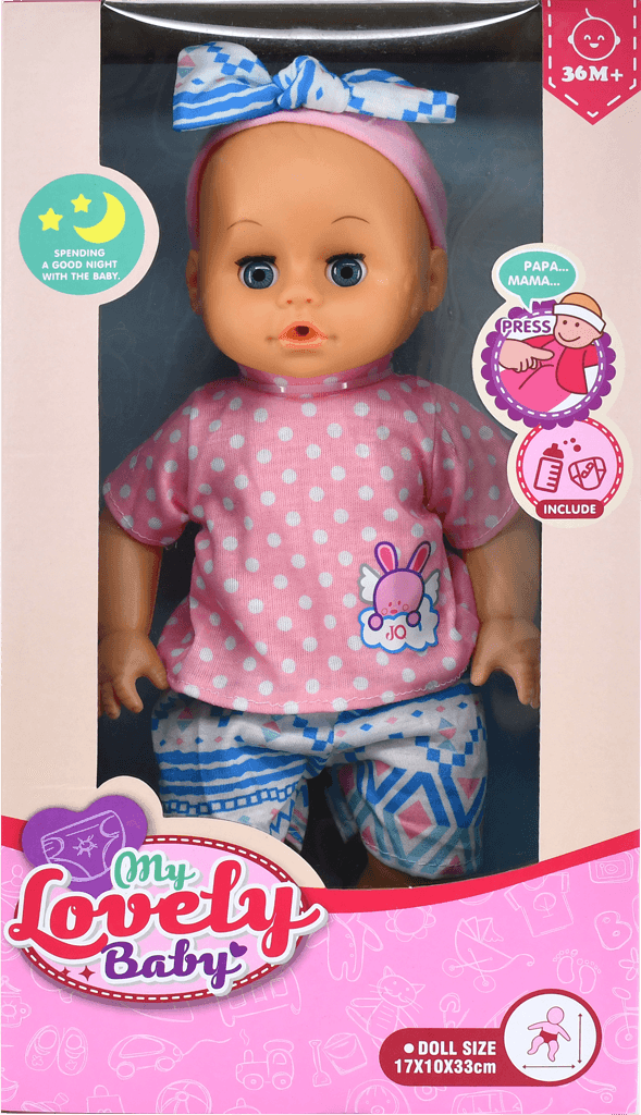 Igračka beba lutka sa mašnom OP24478 WY