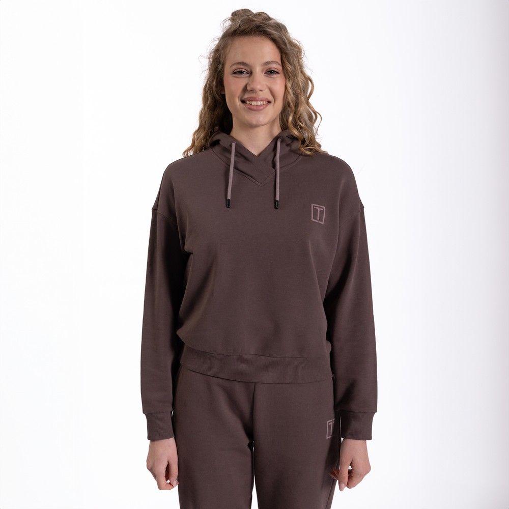 La Terra Ženski duks sa kapuljačom comforto W, Braon