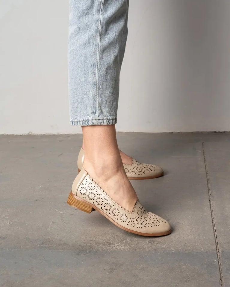 Emelie Strandberg Ženske baletanke C351, Bež