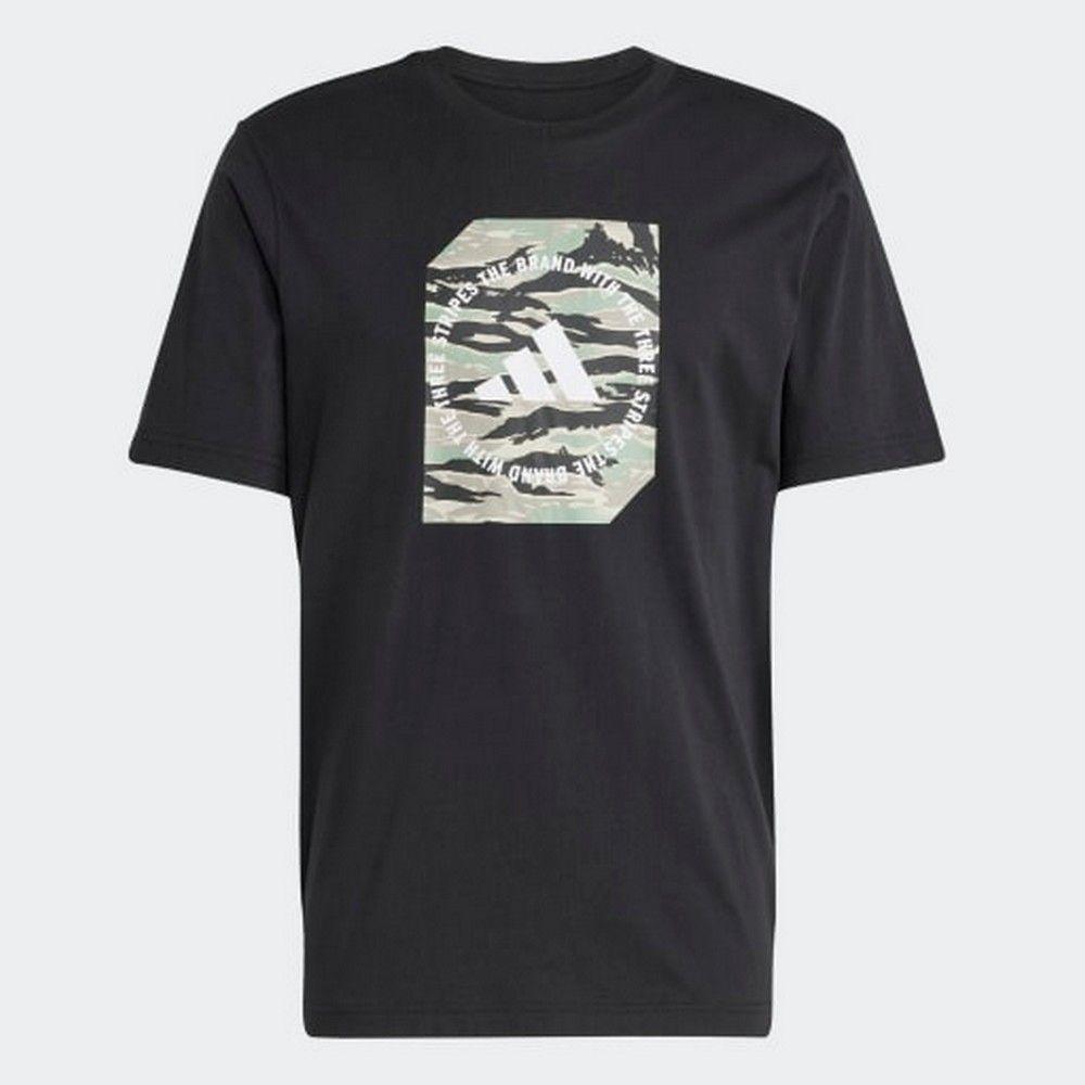 Adidas Muška majica m c camo box t  M, Crna