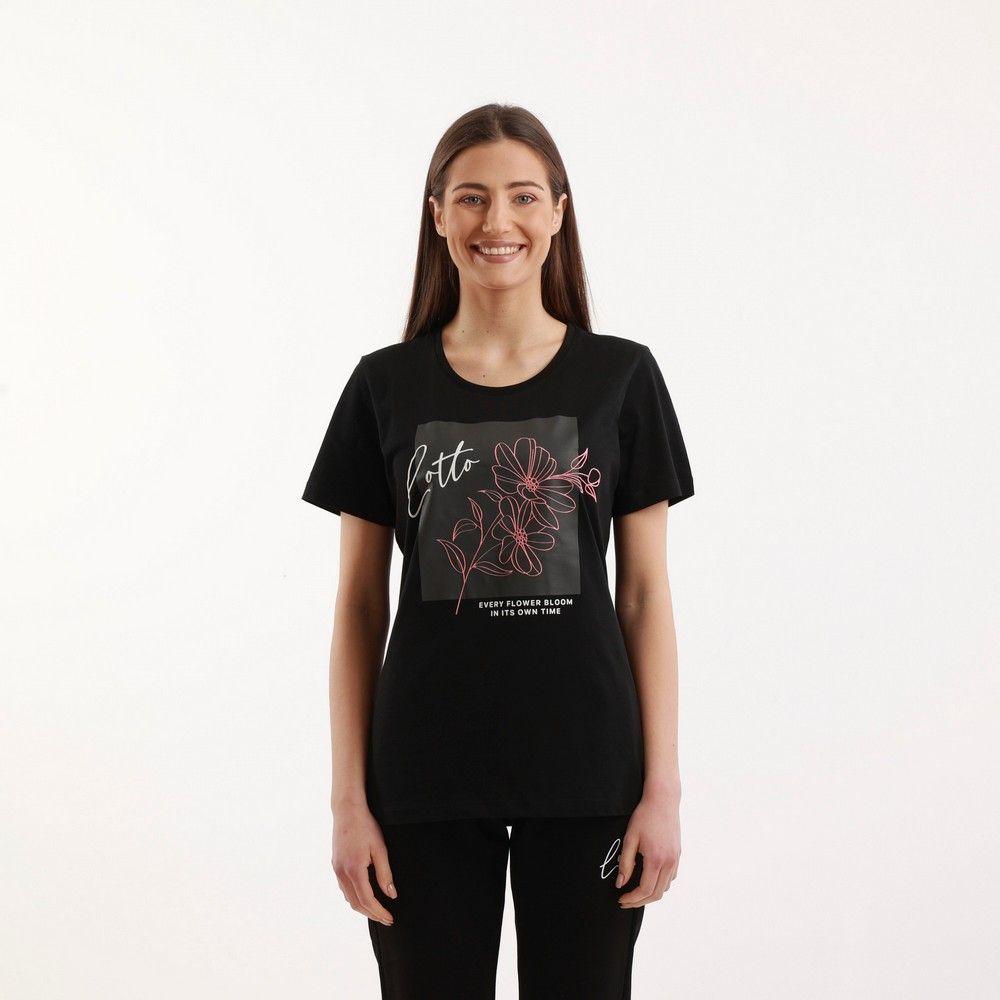 Lotto Ženska majica fiore sq t shirt W, Crna