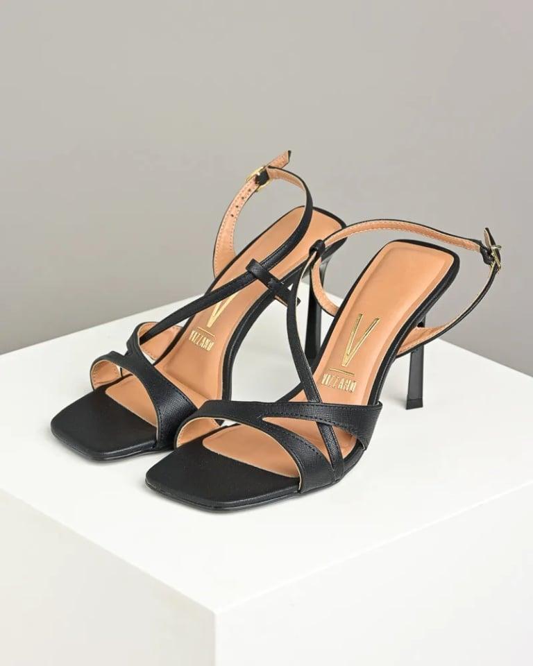 Vizzano Ženske sandale na štiklu 6516.102.7286, Crne