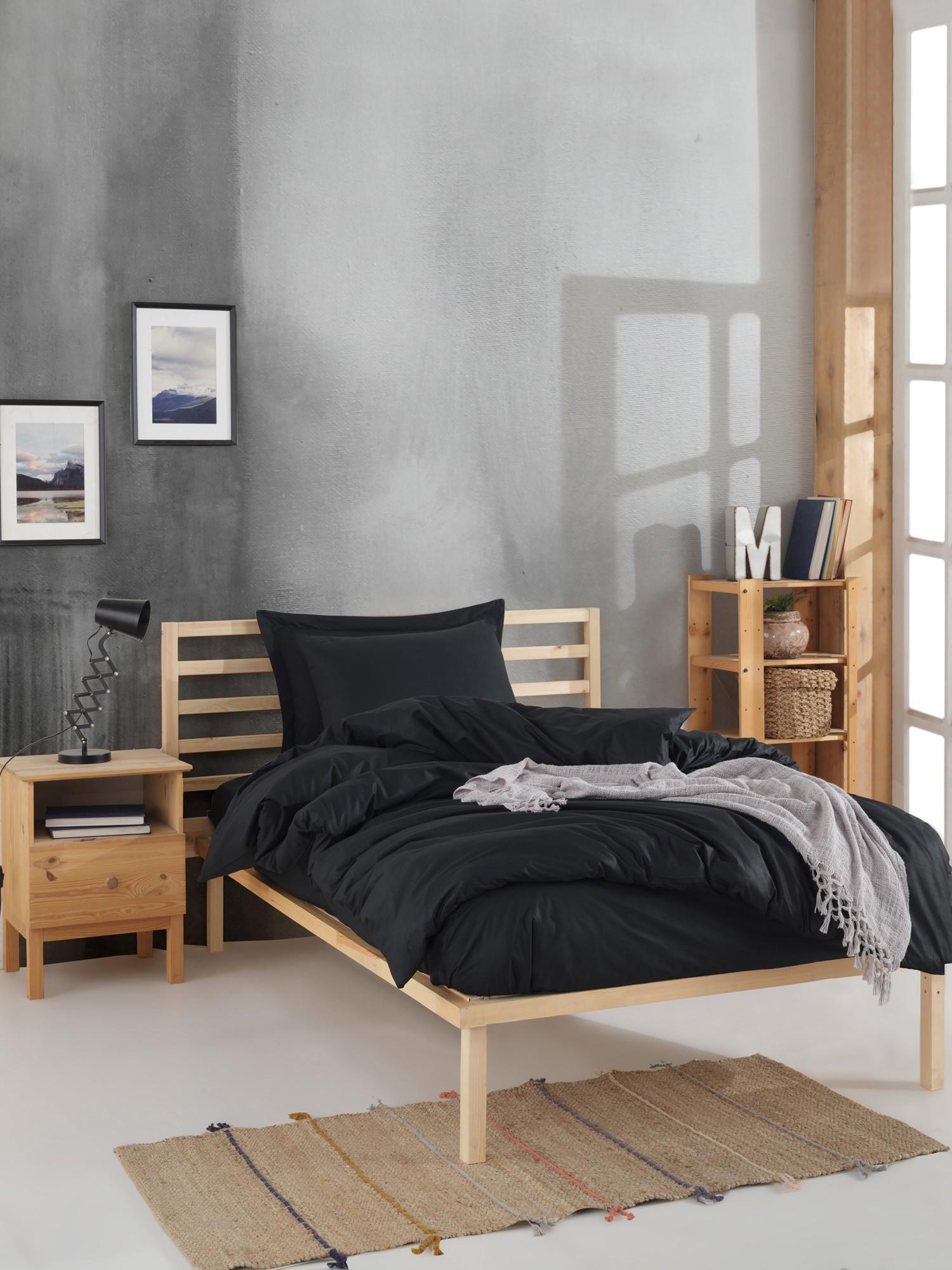 L'essentiel Maison Set Double posteljine Fresh Color, 200x220cm, Crni