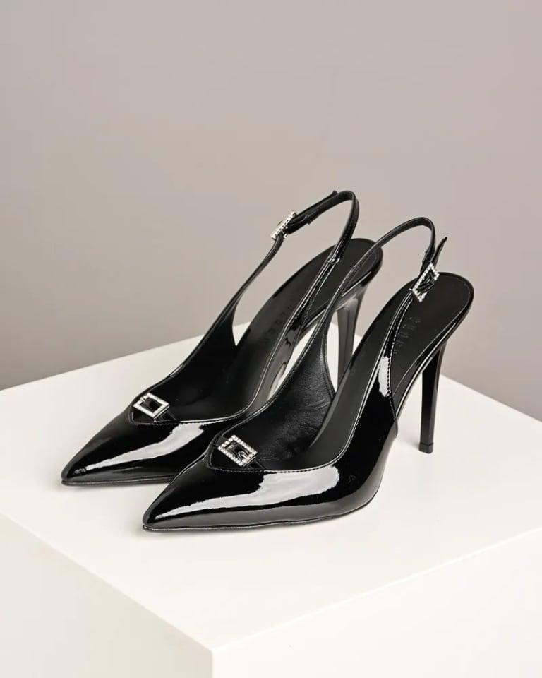 Shoeberry Ženske cipele na štiklu 5413, Crne