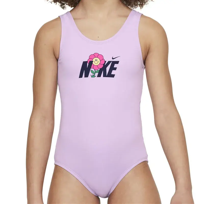 Nike Kupaći kostim za devojčice Multi Logo NESSE724-594, Lavanda