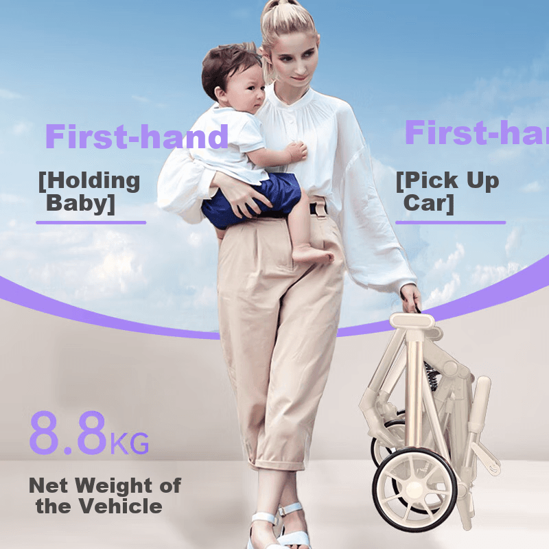 Angi Baby Kišobran kolica za bebe, Krem