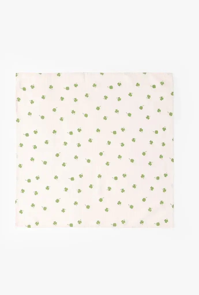 Stefan Pelena za bebe Detelina, 80x80 cm, Belo-zeleni