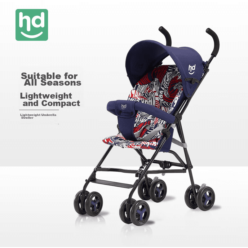Happy Dino Kišobran kolica za bebe LD099-D, Teget