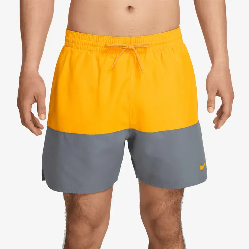 Nike Muški šorc za kupanje 5 inch Volley NESSB451-704, Žuto-sivi