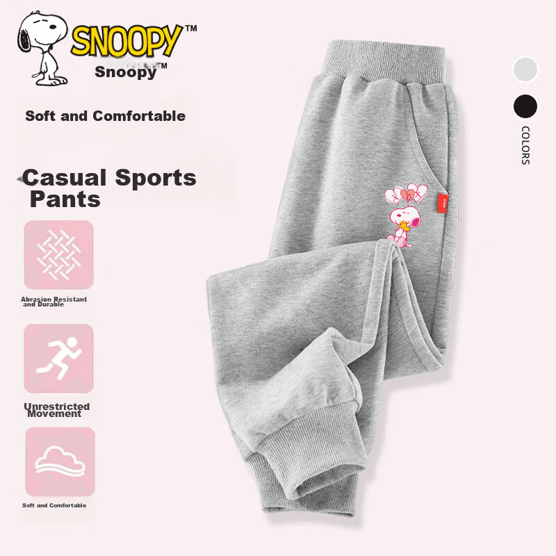 Snoopy Dečije pantalone, Roze-sive